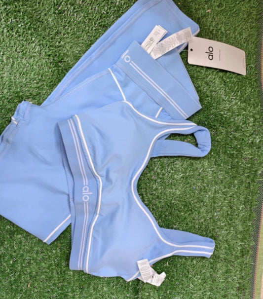 .LIGHT BLUE ALO SET.